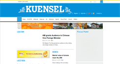Desktop Screenshot of kuenselonline.com